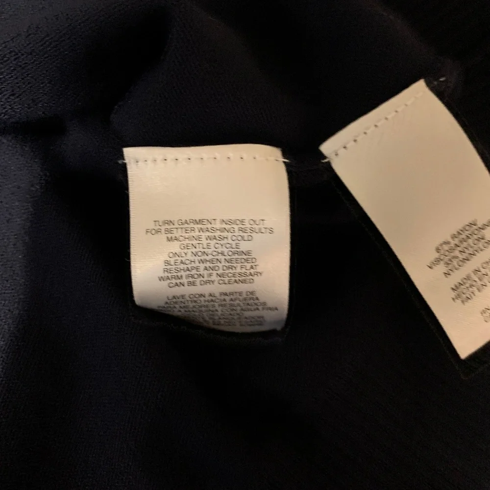 Jones New York Petite Navy Blue Cardigan Sweater sz PL